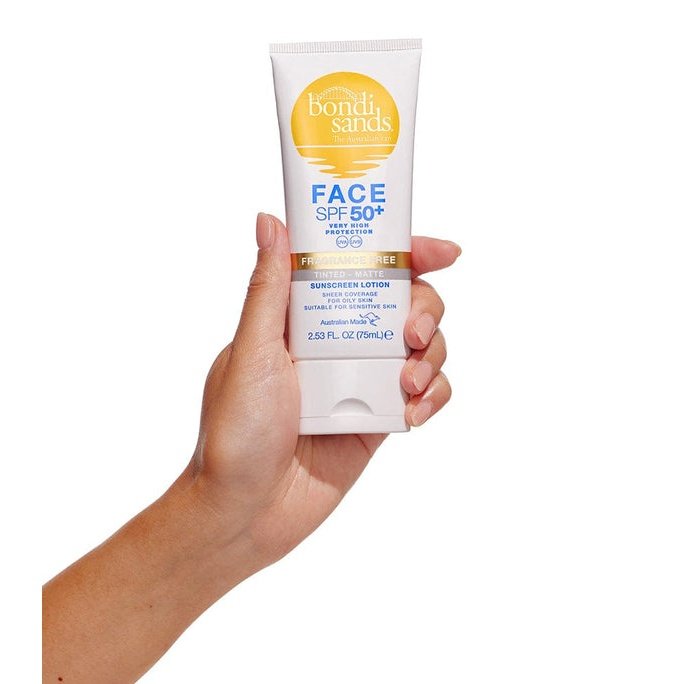 Bondi Sands SPF 50+ Fragrance Free Matte Tinted Face Lotion 75ml - Cutprice Online