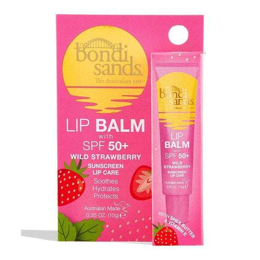 Bondi Sands Lip Balm With SPF 50+ Wild Strawberry Sunscreen Lip Care 10g - Cutprice Online