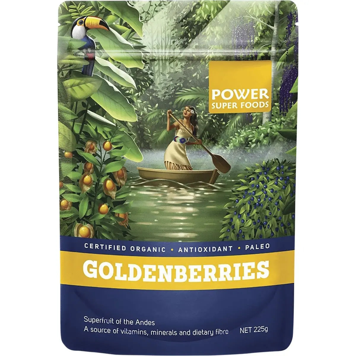 POWER SUPER FOODS Goldenberries "The Origin Series" 225g POWER SUPER FOODS