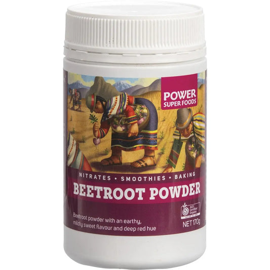 POWER SUPER FOODS Beetroot Powder Certified Organic 170g POWER SUPER FOODS