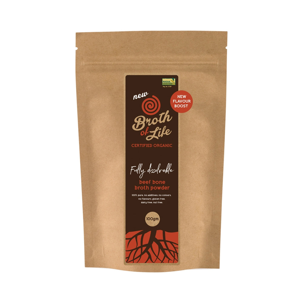 Broth Of Life Organic Freeze Dried Beef Bone Broth Powder 100G - Cutprice Online