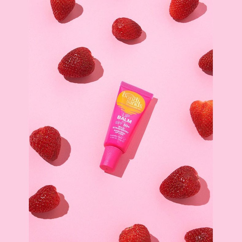Bondi Sands Lip Balm With SPF 50+ Wild Strawberry Sunscreen Lip Care 10g - Cutprice Online