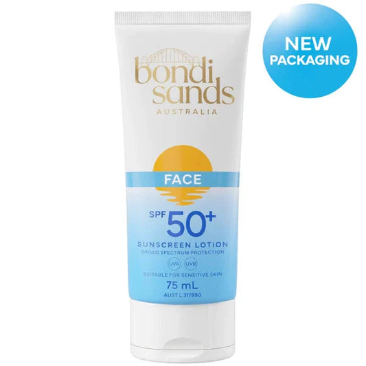 Bondi Sands Daily Moisturising Face SPF 50+ Sunscreen Lotion Fragrance Free 75ml