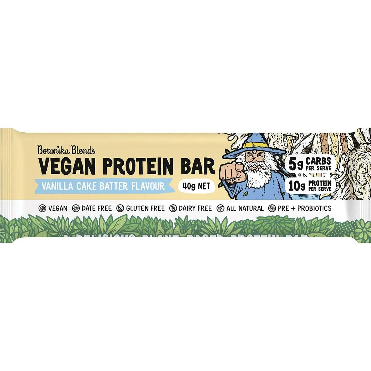 Botanika Blends Vegan Protein Bars Vanilla Cake Batter 12x40g BOTANIKA BLENDS