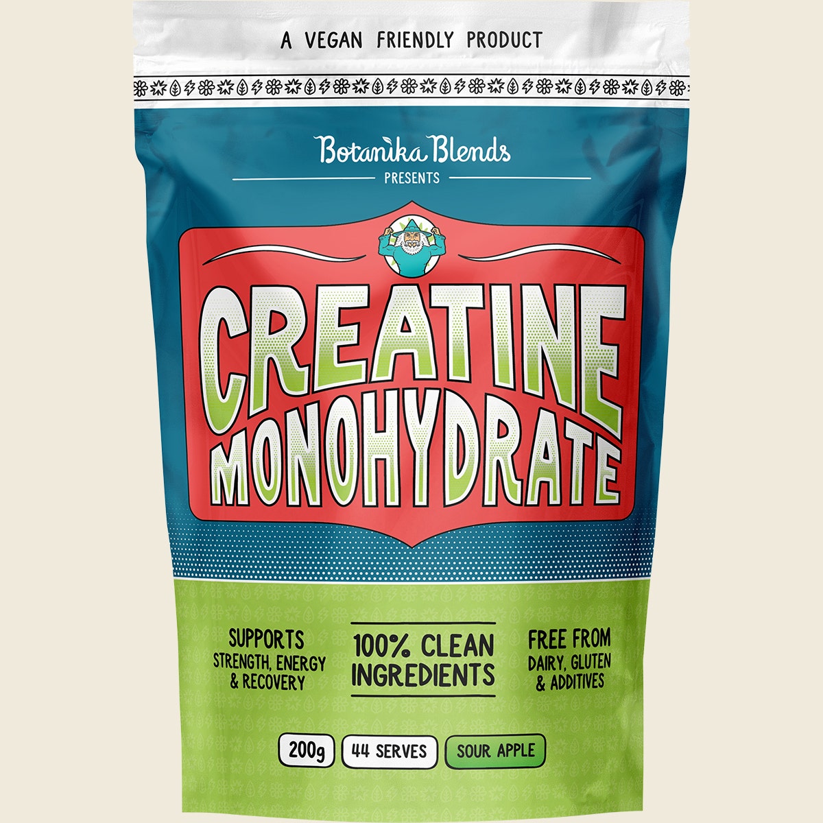Botanika Blends Creatine Monohydrate Sour Apple 200g