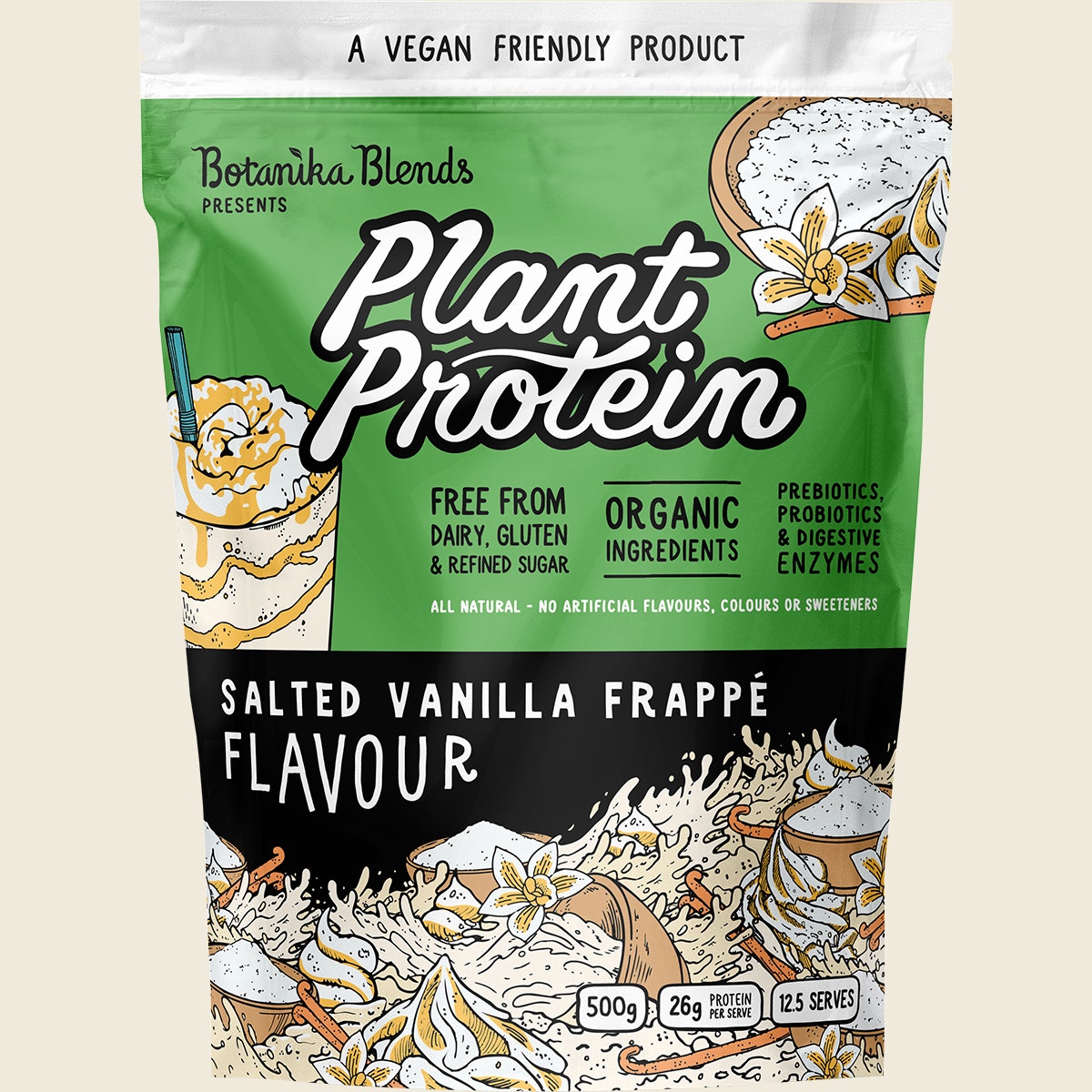 Botanika Blends Plant Protein Salted Vanilla Frappe 500g