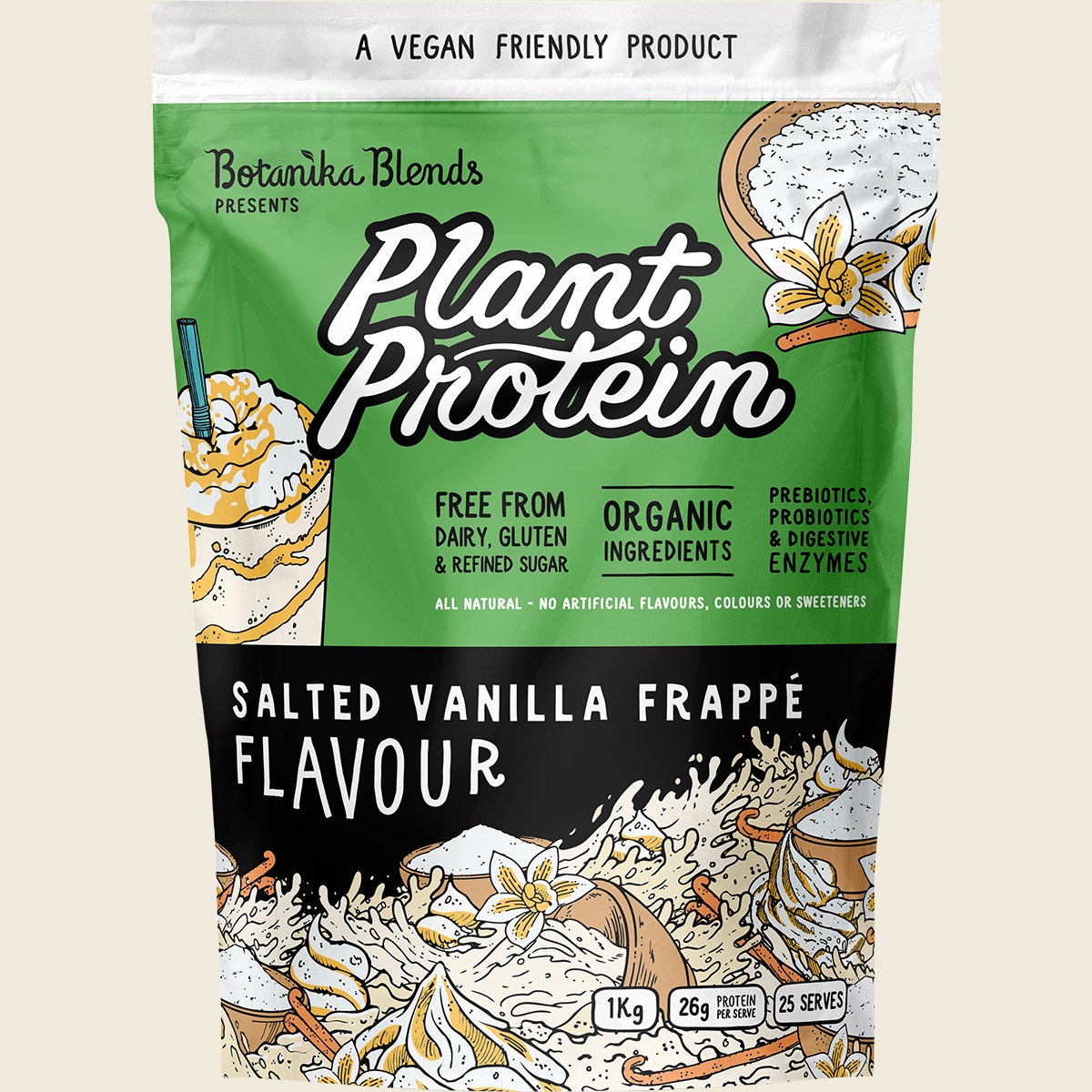 Botanika Blends Plant Protein Salted Vanilla Frappe 1kg