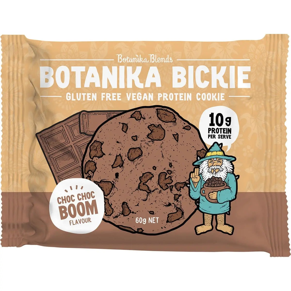 Botanika Blends Botanika Bickie Vegan Protein Cookie- Choc Choc Boom 60g 12 Pack BOTANIKA BLENDS