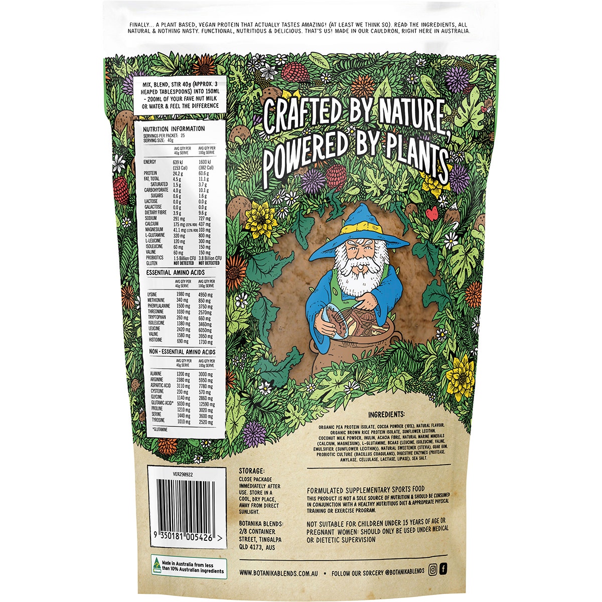 Botanika Blends Plant Protein Chocolate Cake Batter 1kg - Cutprice Online