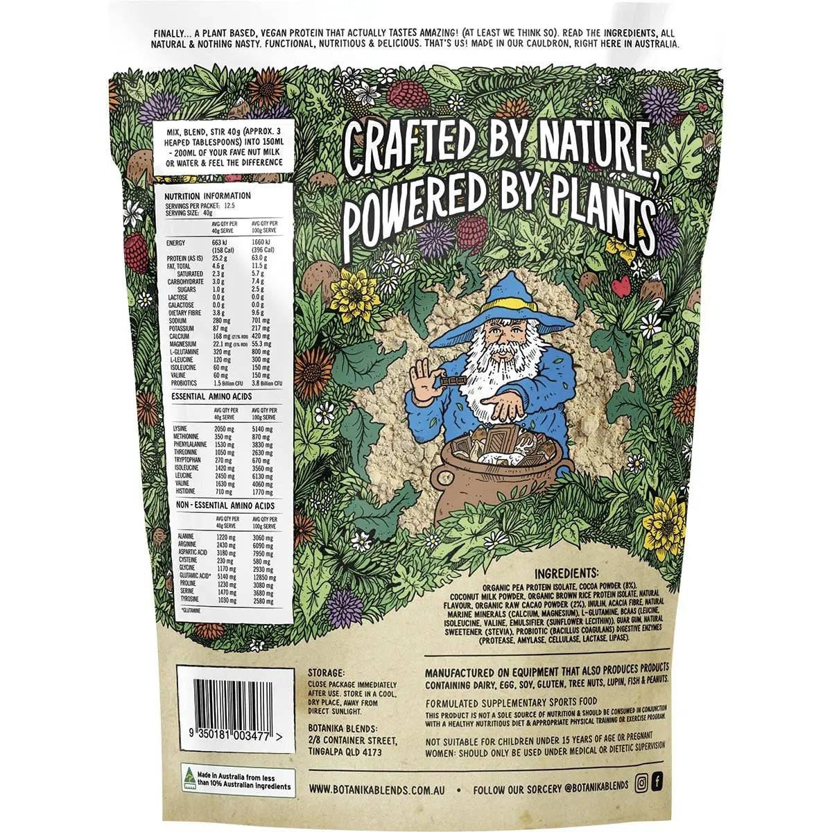 Botanika Blends Plant Protein Cacao Hazelnut 500g BOTANIKA BLENDS