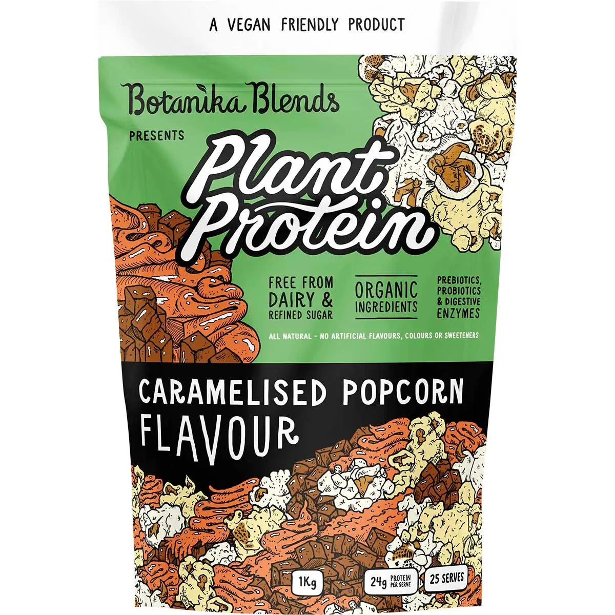 Botanika Blends Plant Protein Caramelised Popcorn 1kg BOTANIKA BLENDS