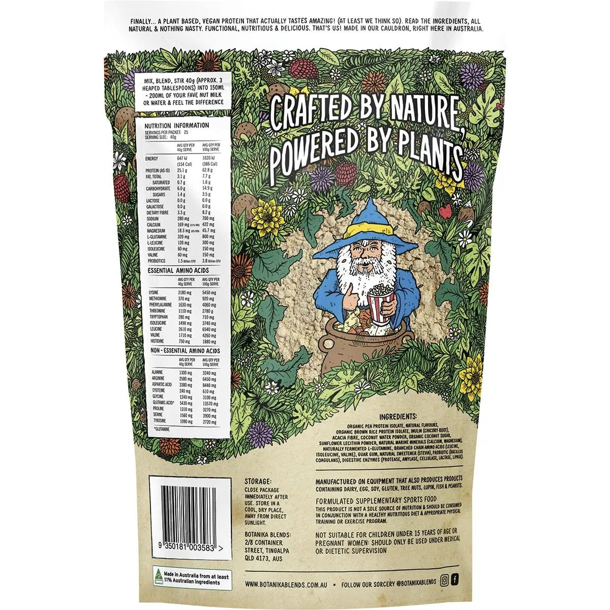 Botanika Blends Plant Protein Caramelised Popcorn 1kg BOTANIKA BLENDS