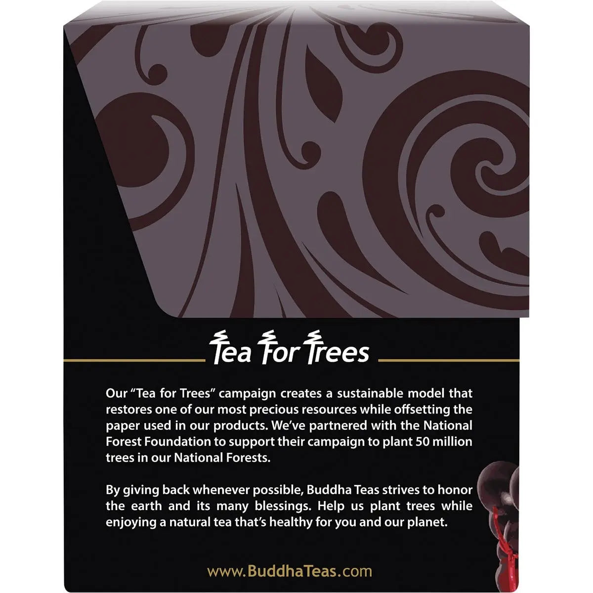 BUDDHA TEAS Organic Herbal Tea Bags Elderberry Tea 18 BUDDHA TEAS