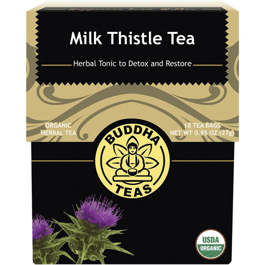 Buddha Teas Organic Herbal Tea Bags Milk Thistle Tea 18 BUDDHA TEAS