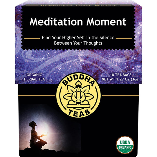 BUDDHA TEAS Organic Herbal Tea Bags Meditation Moment 18pk - Cutprice Online