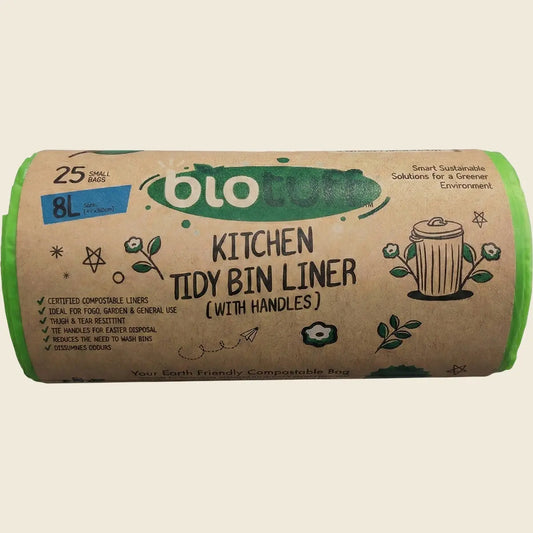 Biotuff Kitchen Tidy Bag Small Bags - 8 Litres x 25 BIOTUFF