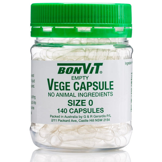 Bonvit Vege Capsules 0 Size 140c - Cutprice Online
