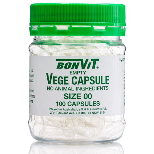 Bonvit Vege Capsules 00 Size 100c - Cutprice Online