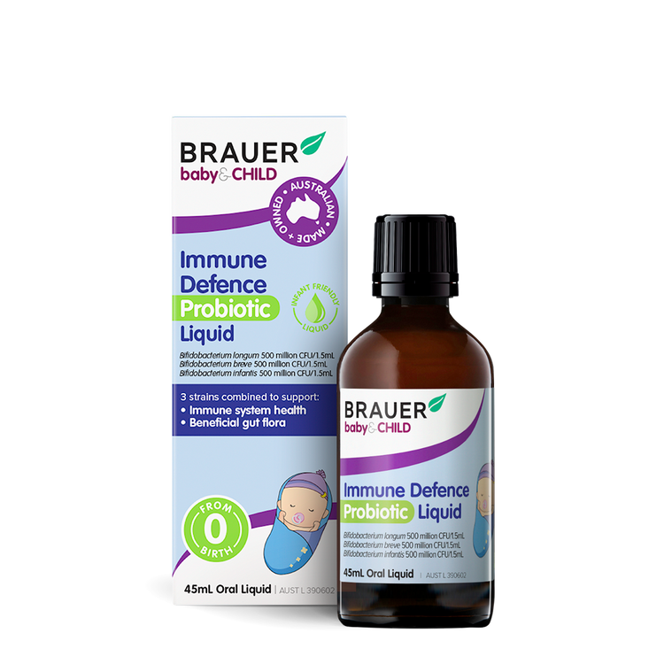 Brauer Immune Defence Probiotic Liquid for Infants 45ml BRAUER