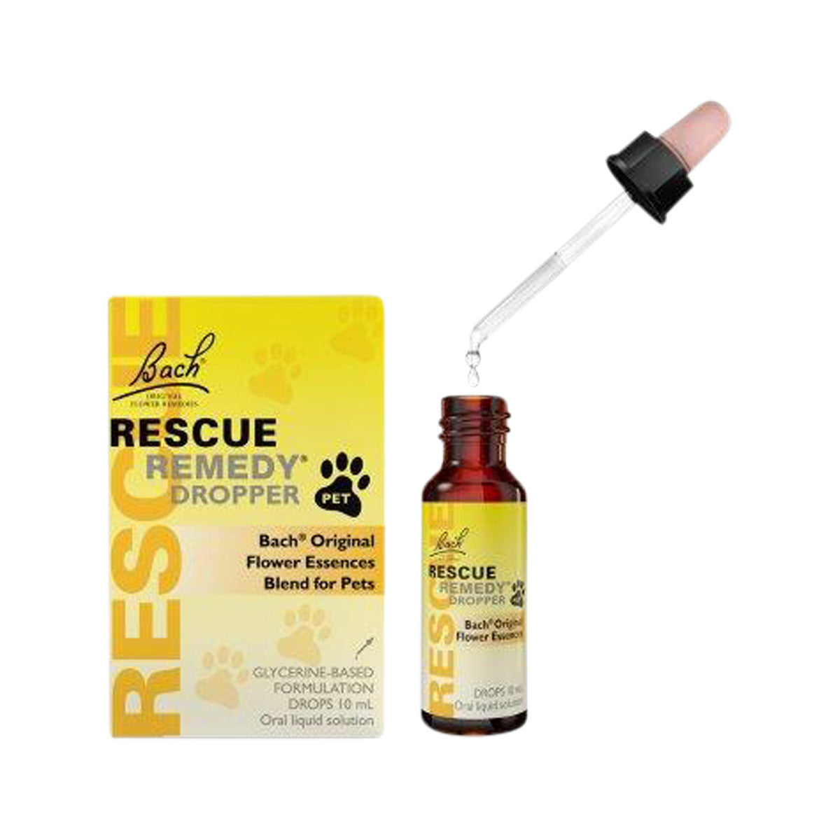 Bach Rescue Remedy Pet Dropper 10ml Bach Flower