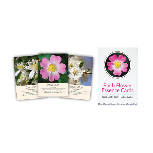 Bach Flower Essence Cards (Based on Dr. Bach's Healing System: 39 Card Deck With Images, Affirmations & Remedy Chart) X 39 Pack BOOKS