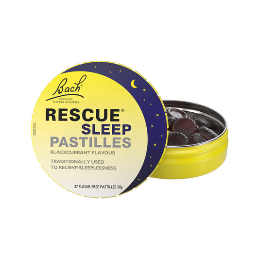 Bach Flower Remedies Rescue Sleep Pastilles Blackcurrant 50g - Cutprice Online