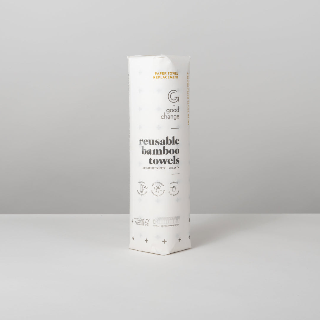 GOOD CHANGE STORE Reusable Bamboo Towels 20 Sheets 1 GOOD CHANCE