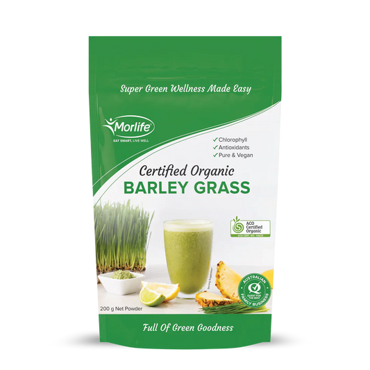 Morlife Organic Barley Grass 200GM - Cutprice Online