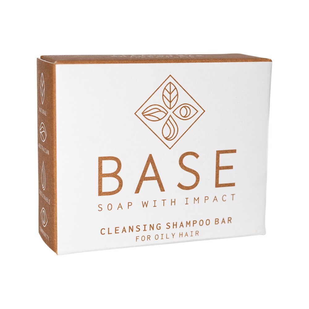 Base (Soap With Impact) Bar Cleansing Shampoo (For Oily Hair) (Boxed) 120g - Cutprice Online
