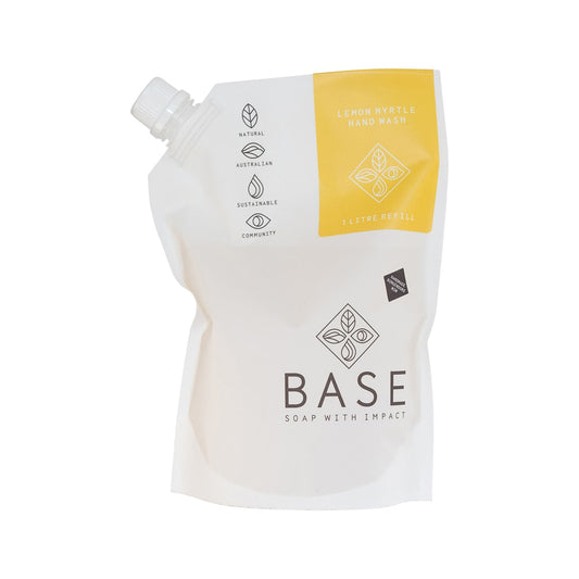 Base (Soap With Impact) Hand Wash Lemon Myrtle Refill 1L - Cutprice Online