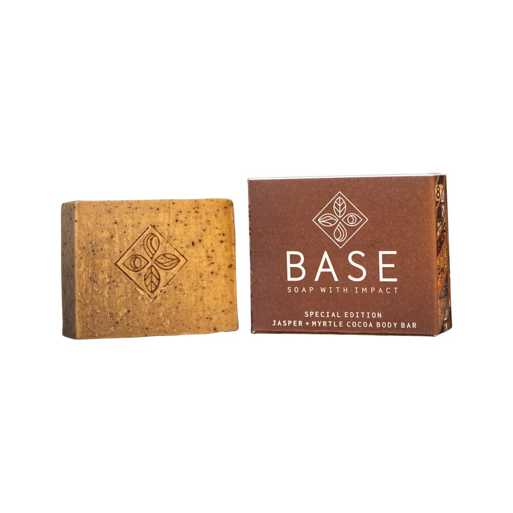 Base (Soap With Impact) Soap Body Bar Jasper + Myrtle Cocoa (Boxed) 120g - Cutprice Online