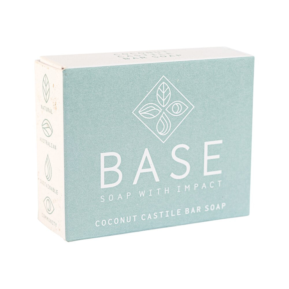Base (Soap With Impact) Soap Bar Coconut Castile (Boxed) 120g - Cutprice Online