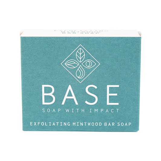 Base (Soap With Impact) Soap Bar Exfoliating Mintwood (Boxed) 120g - Cutprice Online