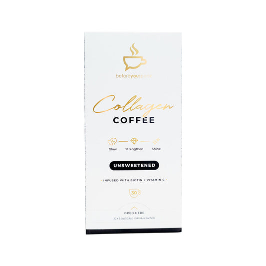 Before You Speak Collagen Coffee Unsweetened 6.5g X 30 Pack - Cutprice Online