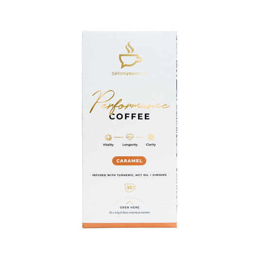 Before You Speak Performance Coffee Caramel 4.5g X 30 Pack - Cutprice Online