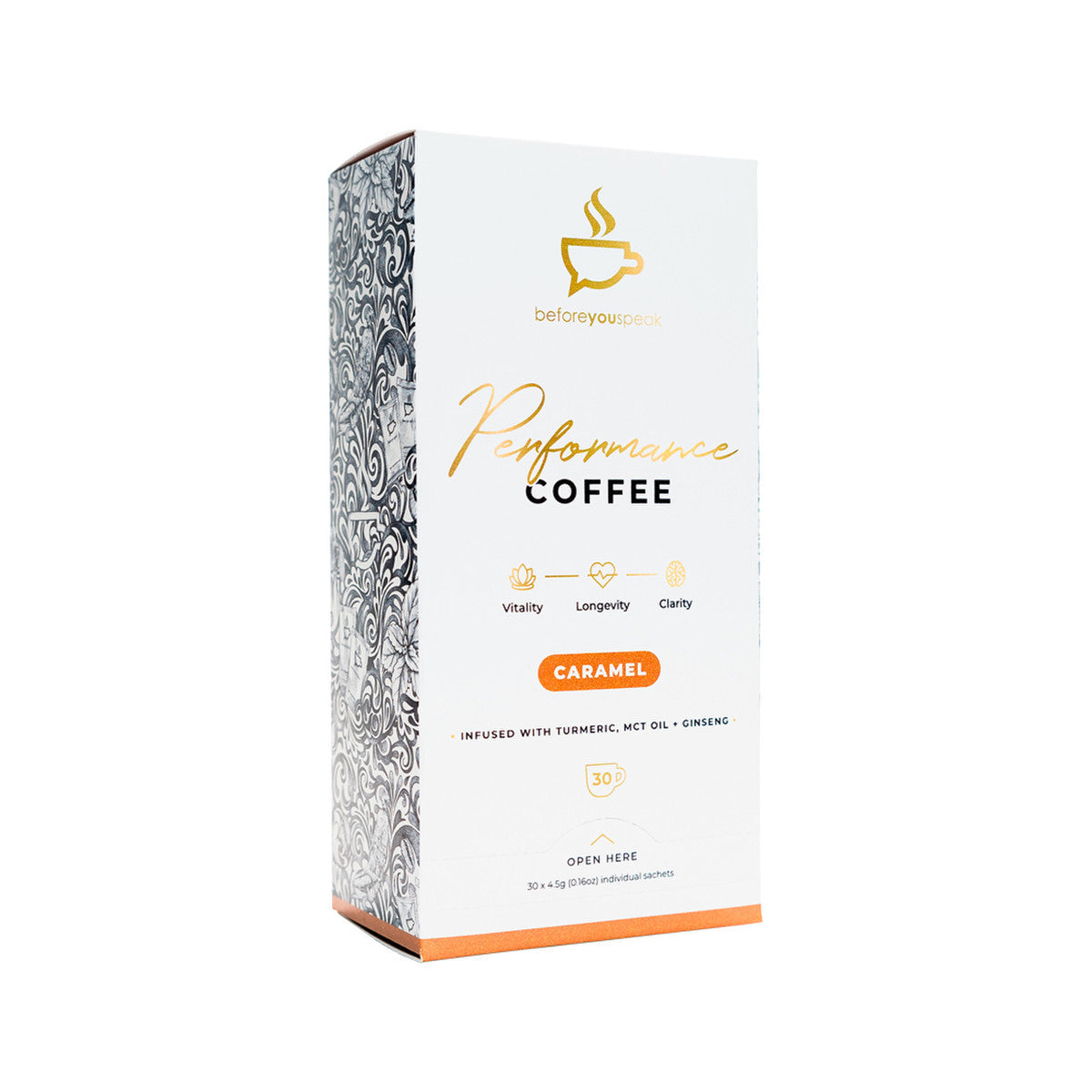 Before You Speak Performance Coffee Caramel 4.5g X 30 Pack - Cutprice Online