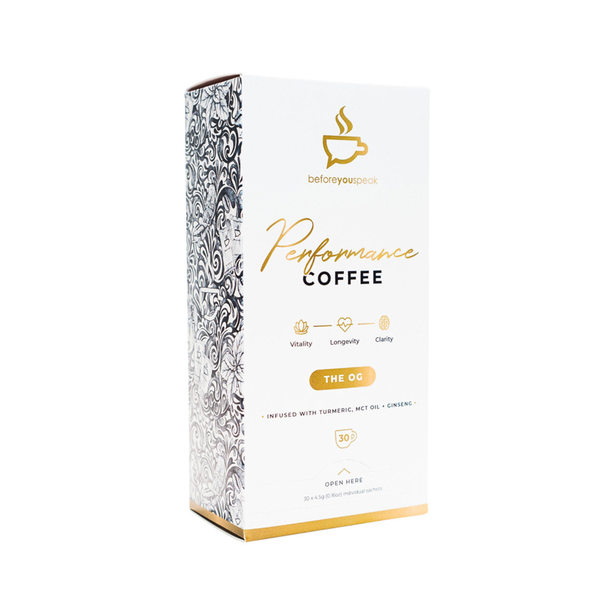 Before You Speak Performance Coffee the Og 4.5g X 30 Pack - Cutprice Online