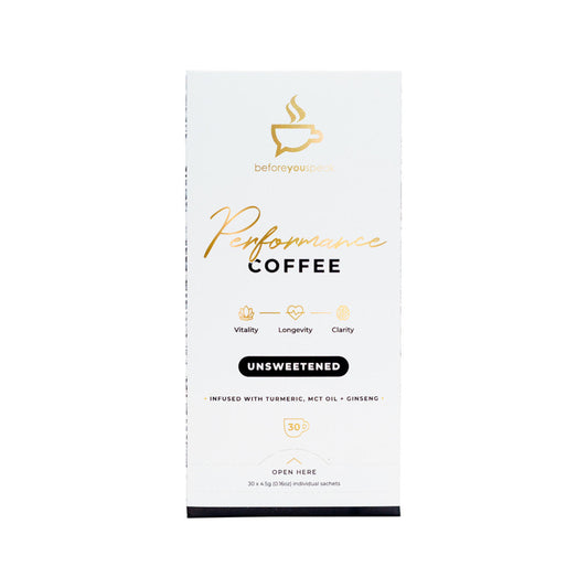 Before You Speak Performance Coffee Unsweetened 4.5g X 30 Pack - Cutprice Online