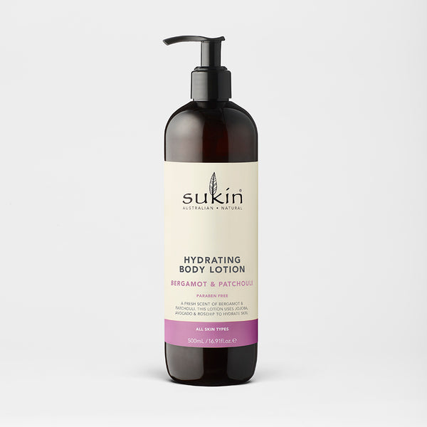 Sukin Hydrating Body Lotion Bergamot & Patchouli 500ml - Cutprice Online