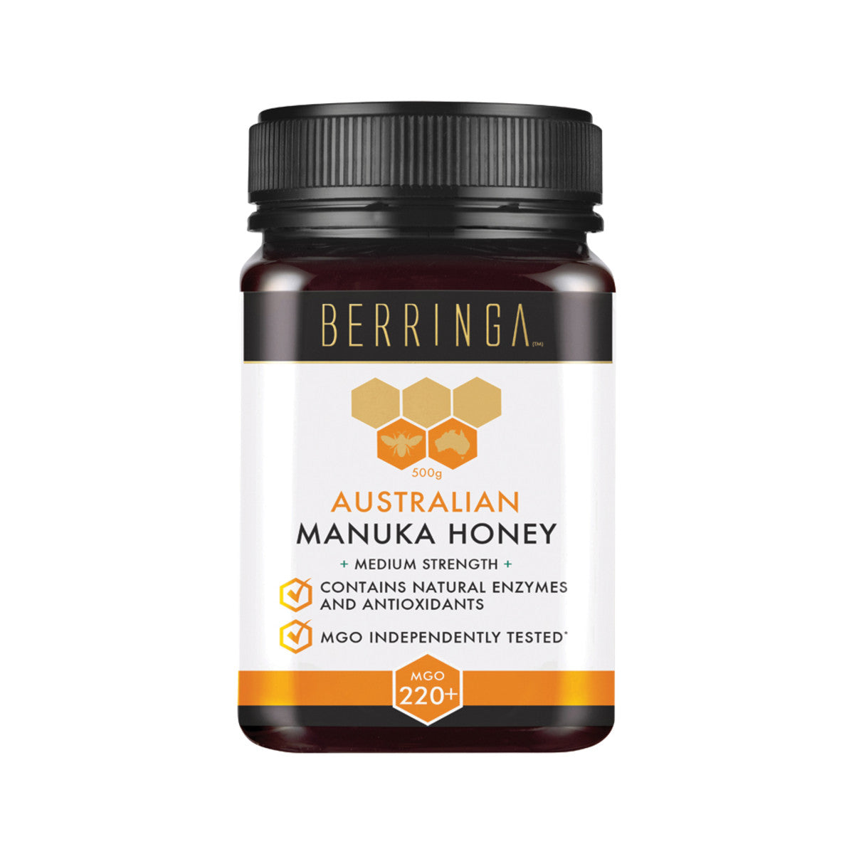 Berringa Australian Manuka Honey Medium Strength (MGO 220+) 500g - Cutprice Online