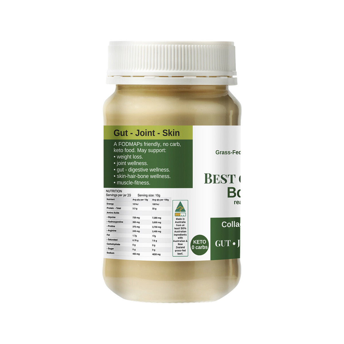 Best of the Bone Bone Broth Beef Real Broth Concentrate Original 390g - Cutprice Online