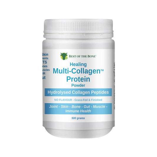 Best of the Bone Healing Multi-collagen Protein Powder Hydrolysed Collagen Peptides Unflavoured 500g - Cutprice Online