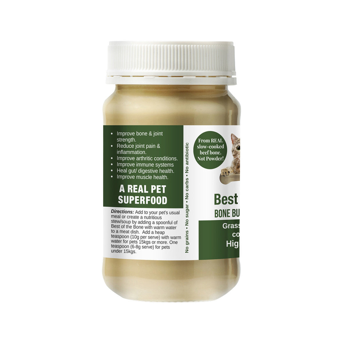 Best of the Bone Bone Buddies Pet Bone Broth Beef Concentrate 375g - Cutprice Online