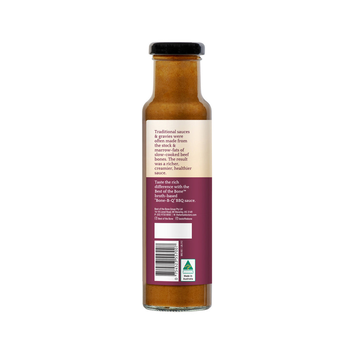 Best of the Bone "Bone-B-Q" BBQ Sauce Medium Spice 250ml - Cutprice Online