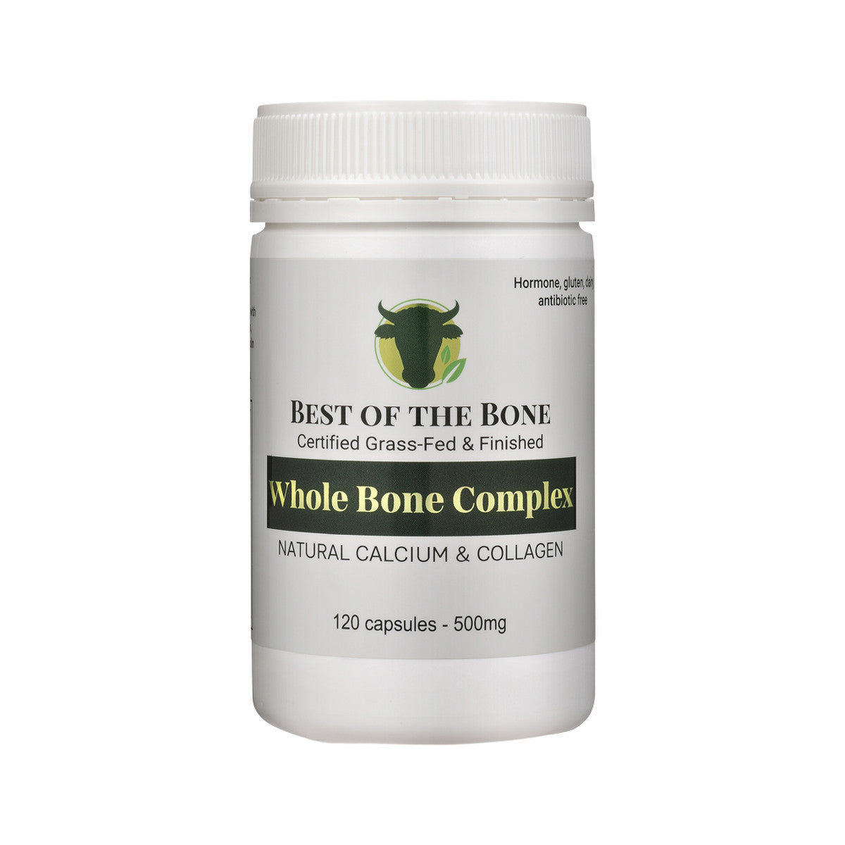 Best of the Bone Whole Bone Complex Natural Calcium & Collagen 120c - Cutprice Online