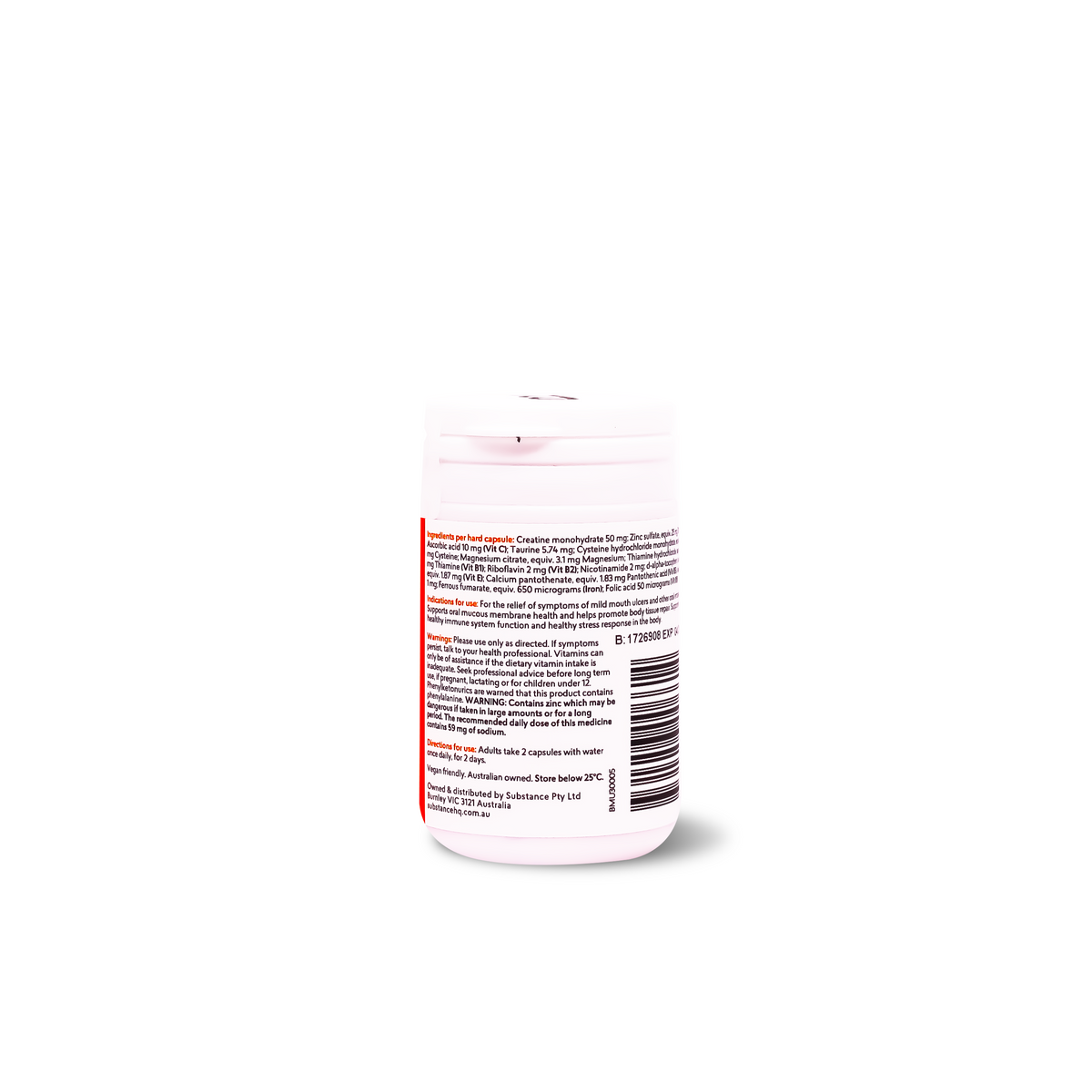 Biorevive Mouthulcer Mouth Ulcer Relief 30 Capsules