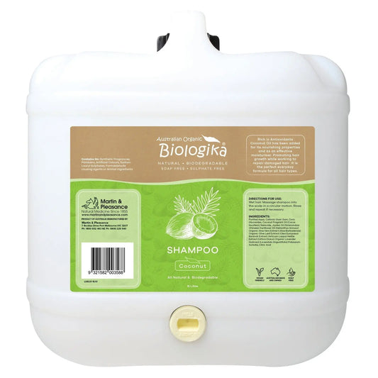 Biologika Shampoo (Bulk) Everyday - Coconut 15 Litres BIOLOGIKA