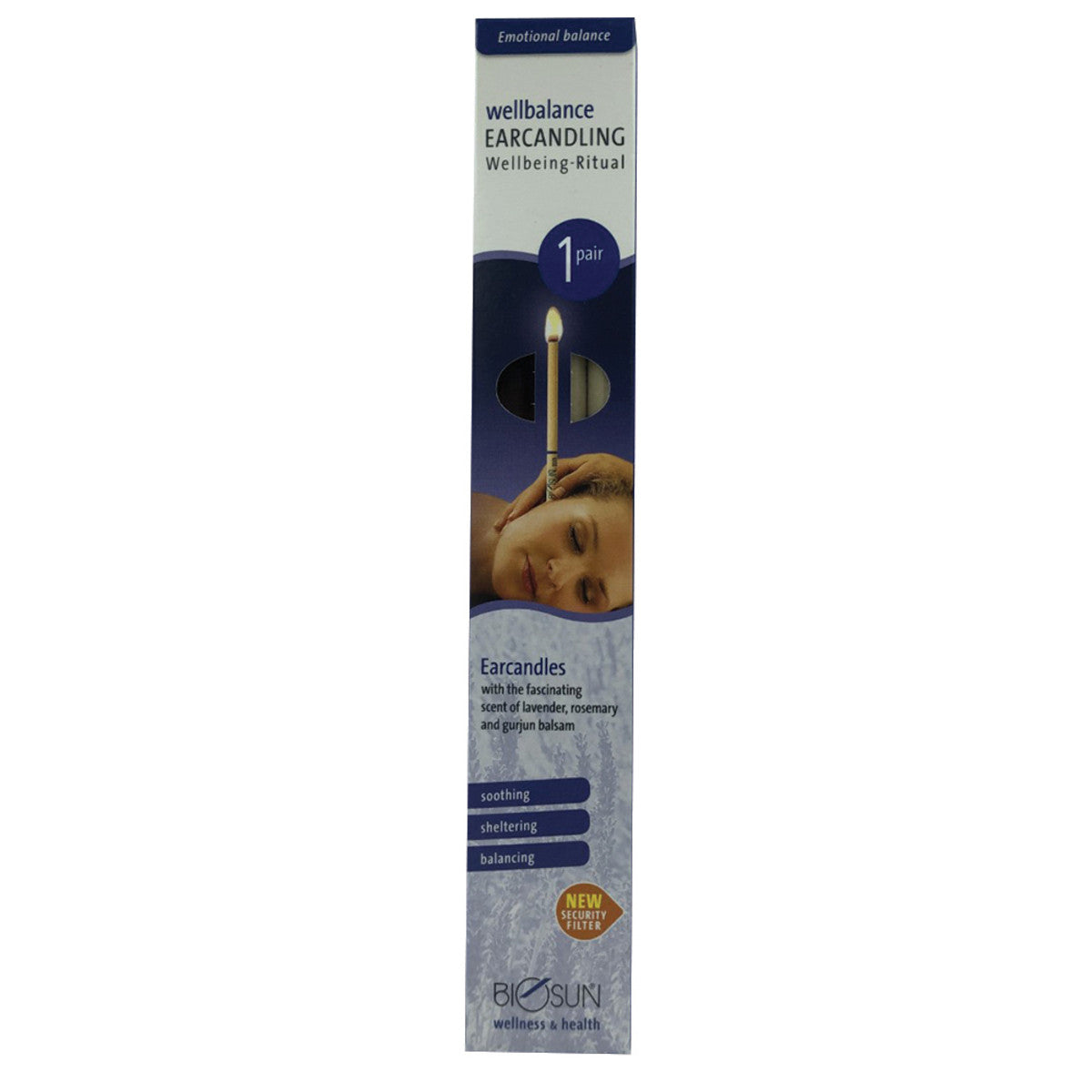 Biosun Ear Candles Fragranced Wellbalance Ritual Lavender & Rosemary 1 Pair - Cutprice Online