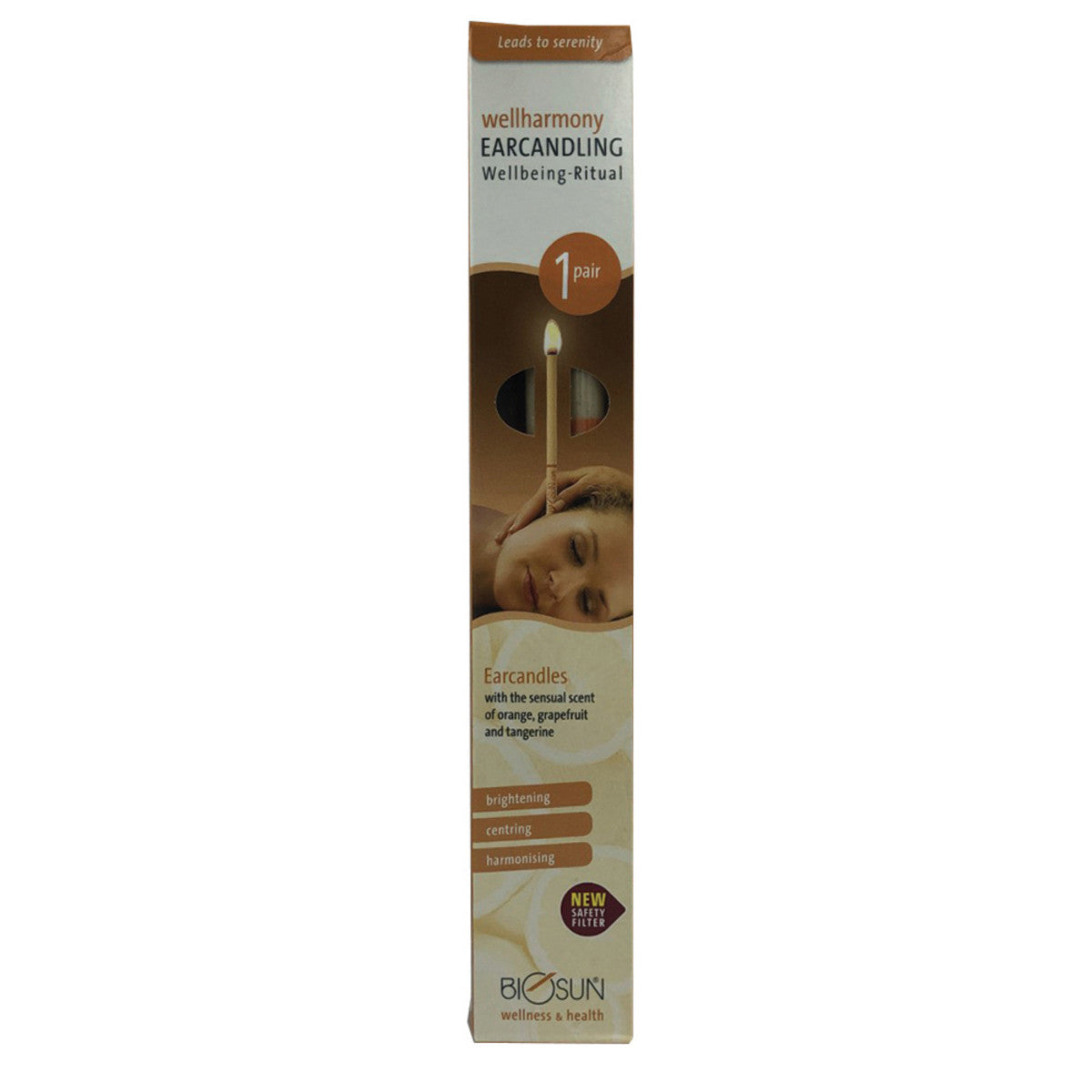 Biosun Ear Candles Fragranced Wellharmony Ritual Orange & Grapefruit 1 Pair - Cutprice Online