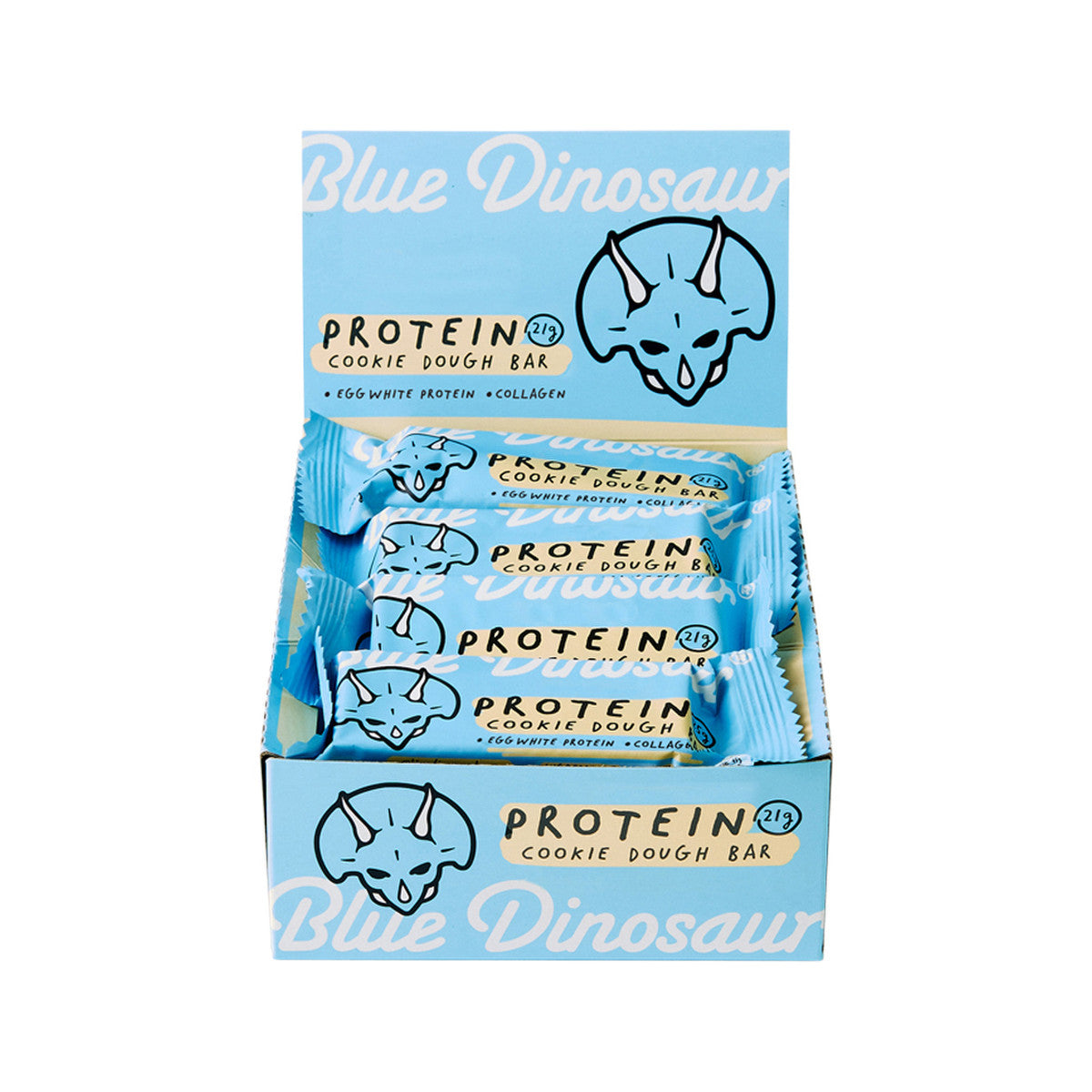 Blue Dinosaur Protein Bar Cookie Dough 60g (Pack of 12) - Cutprice Online